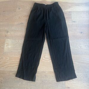 MADEWELL Crinkle High Waist Crepe Pants